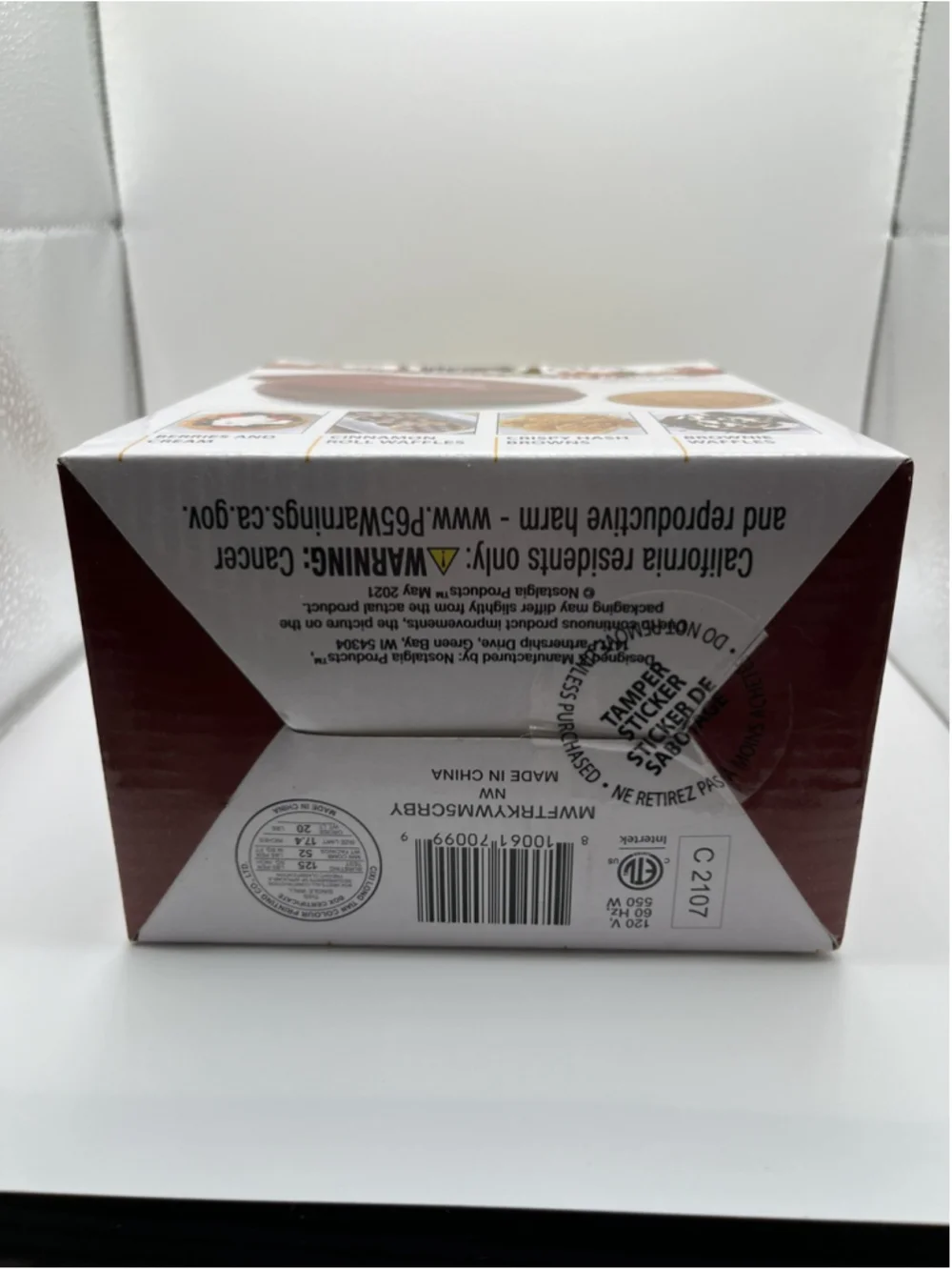NEW MyMini Turkey Red Non-Stick Compact Waffle Thanksgiving Holiday NIB SEE ALL